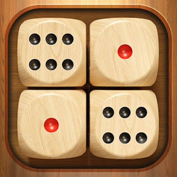 Wood Dice Merge game