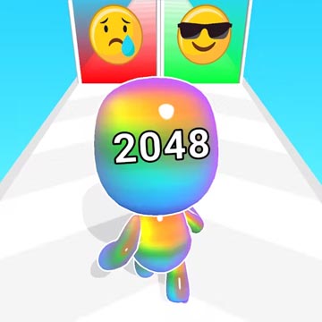 Man Runner 2048 game