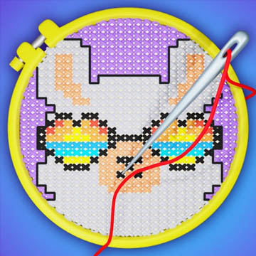 Cross Stitching game